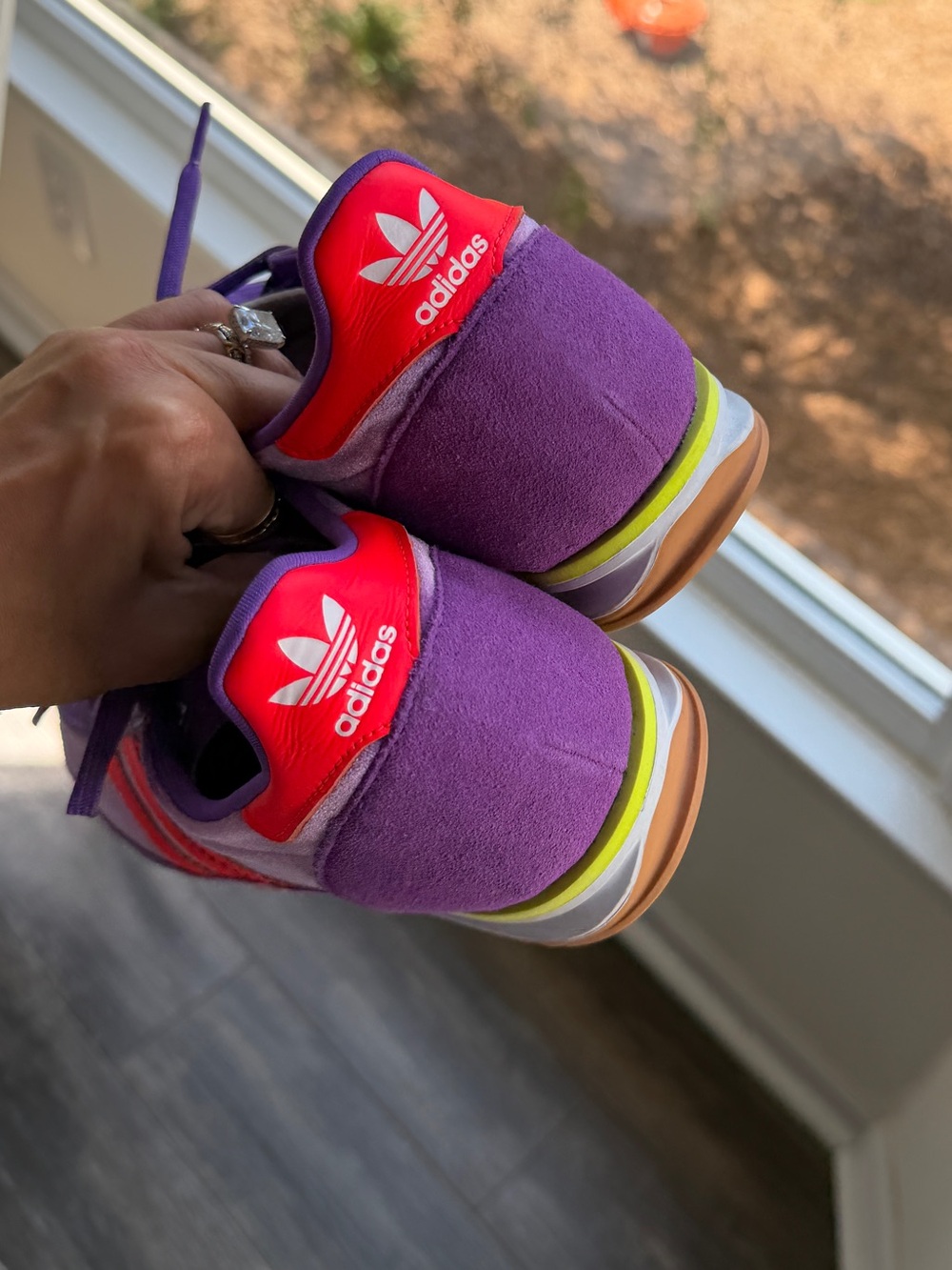 adidas SL 72 OG Active Purple Solar Red (Women's)sz 11 - Picture 5 of 7